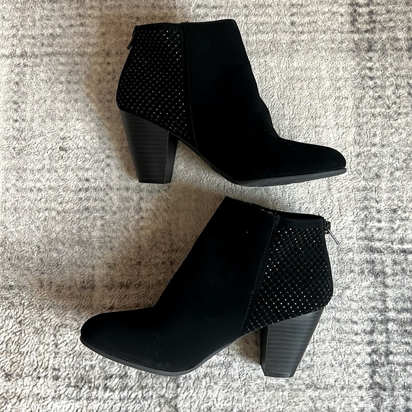 Sparkle Embellished Booties - Picture 1 of 2